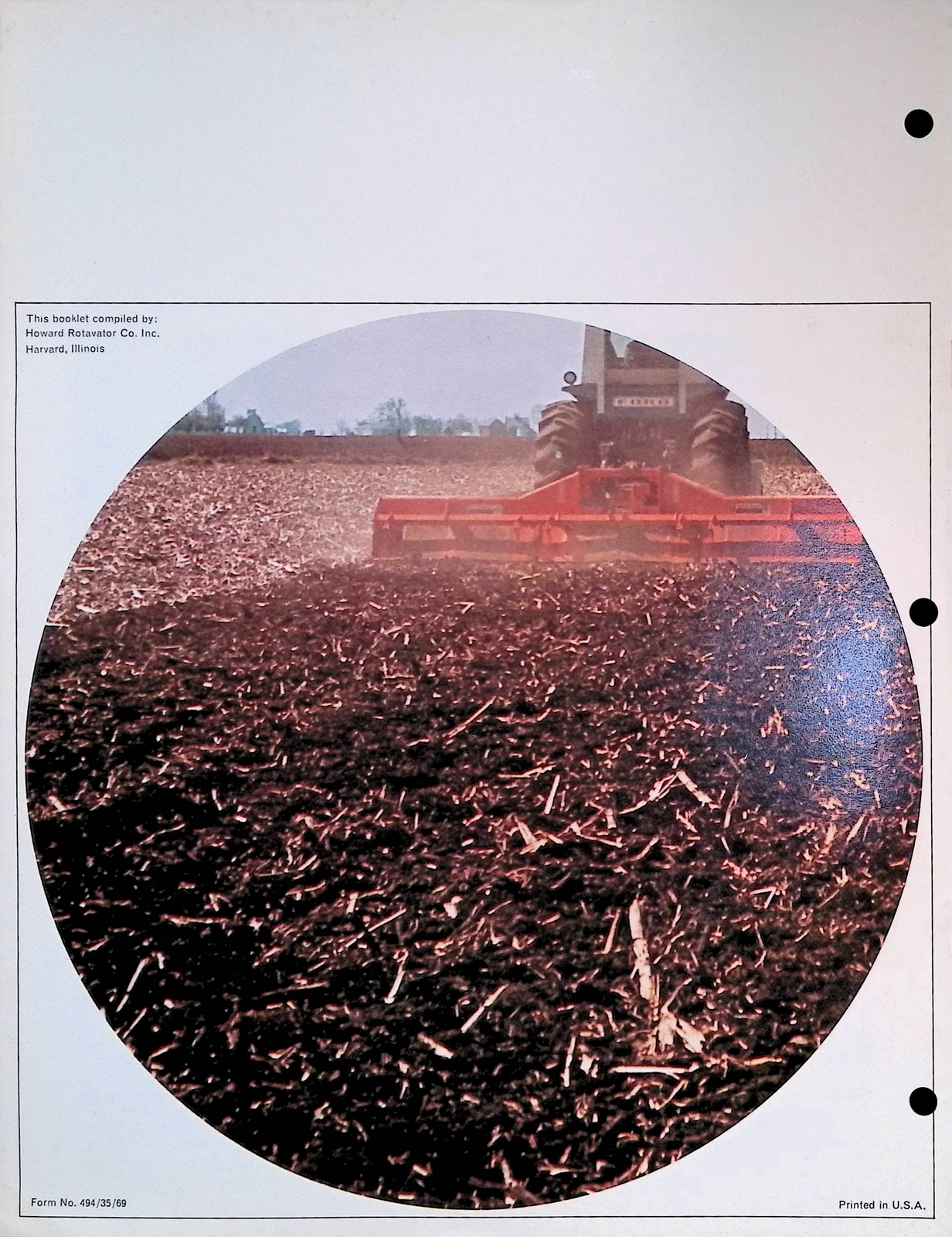 Vintage Farm Brochure Efficient Soil Preparation with Howard Rotavator Tools