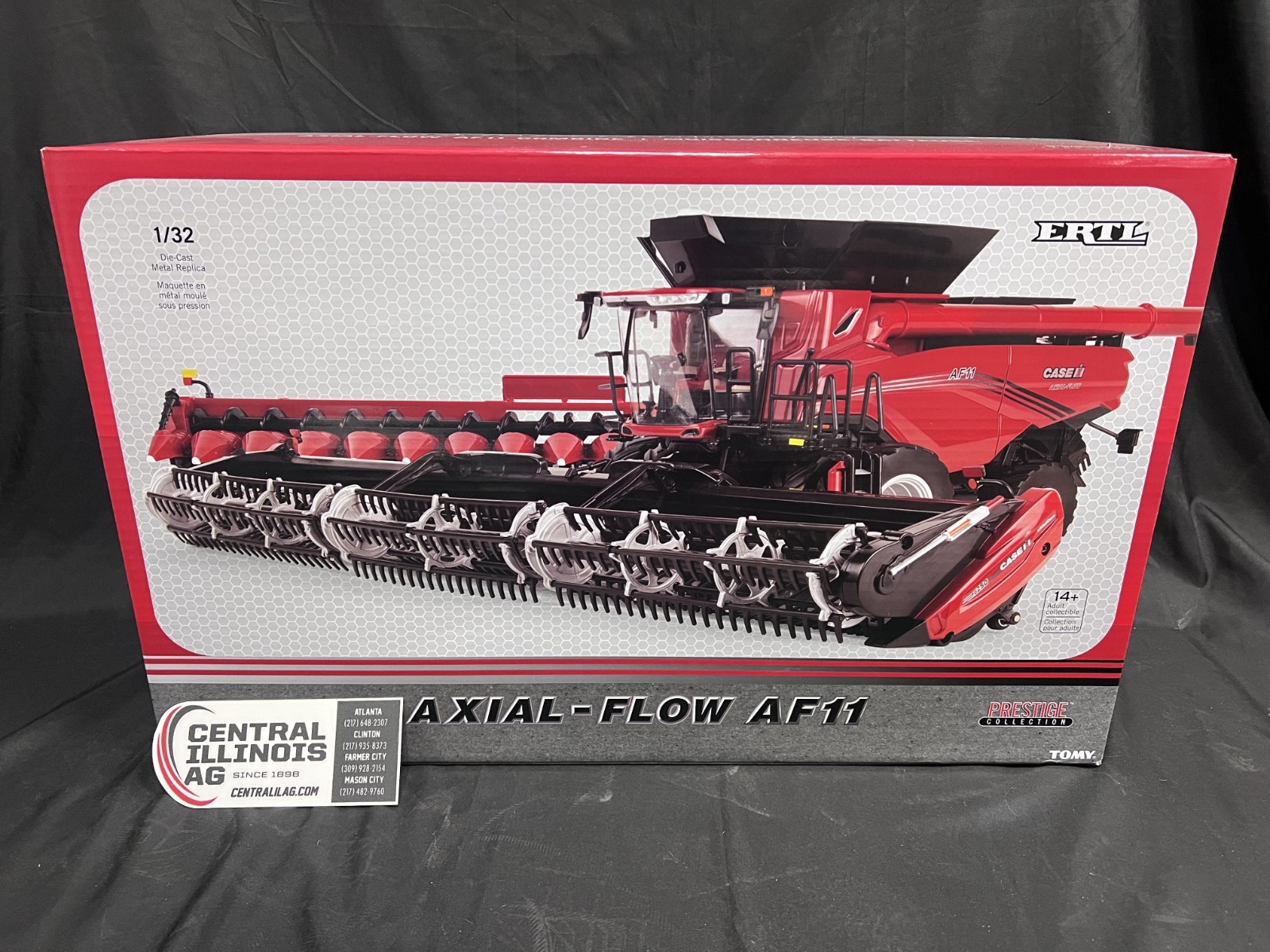 CASE IH AXIAL-FLOW AF11 1/32 SCALE DIE-CAST METAL REPLICA ZFN44364