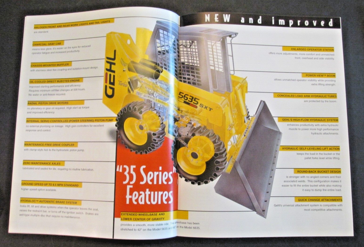 GEHL 5635/6635 Skid Steer Hansen Implement Great Falls Montana USA Ad Catalog
