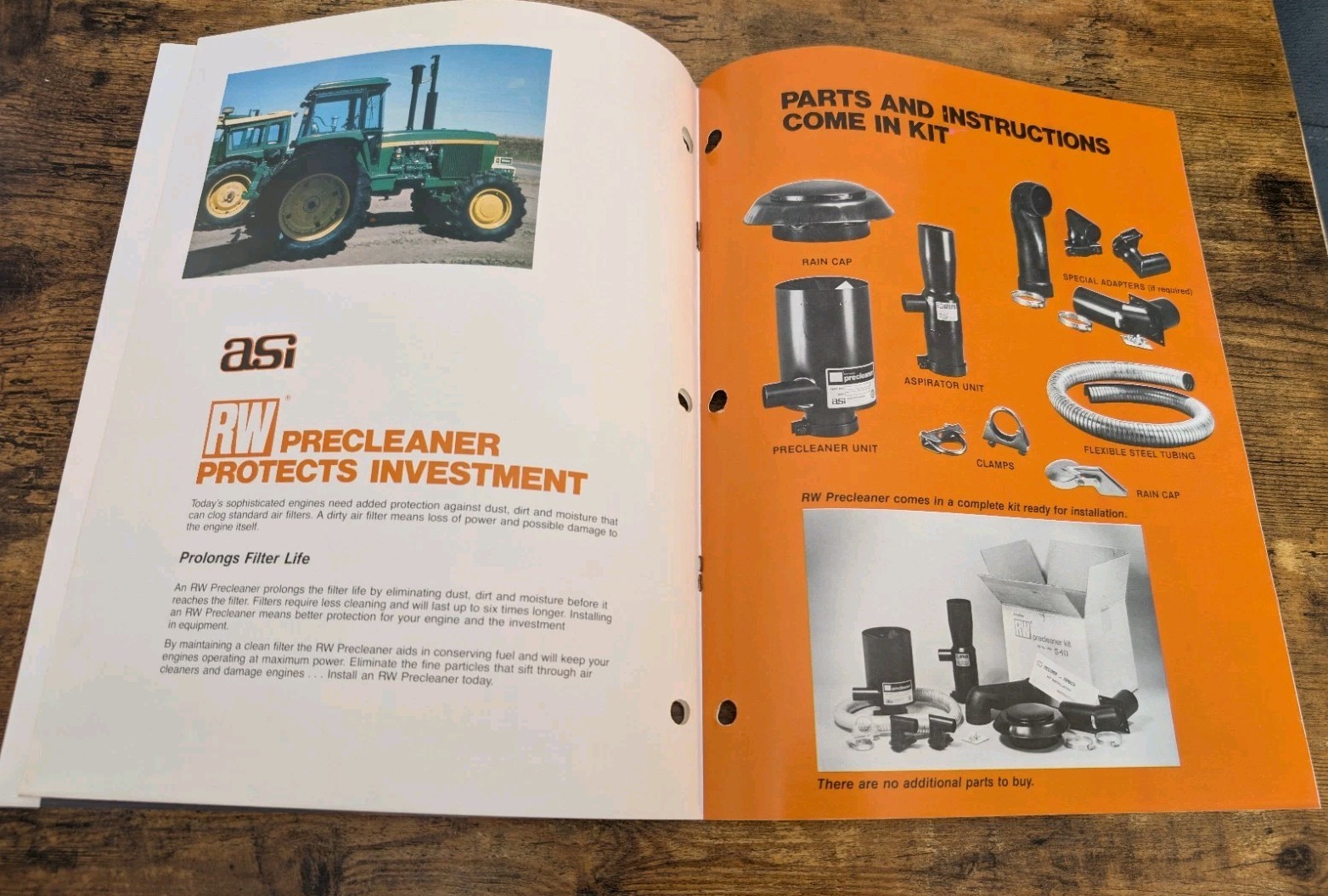 Accessory Sales, INC RW Cleaner Brochure And Kit Price List