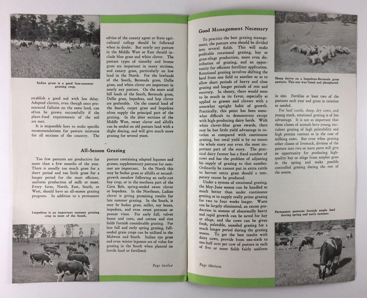 Green Acres by R H Lush Agricultural Farming Brochure National Fertilizer 1940s