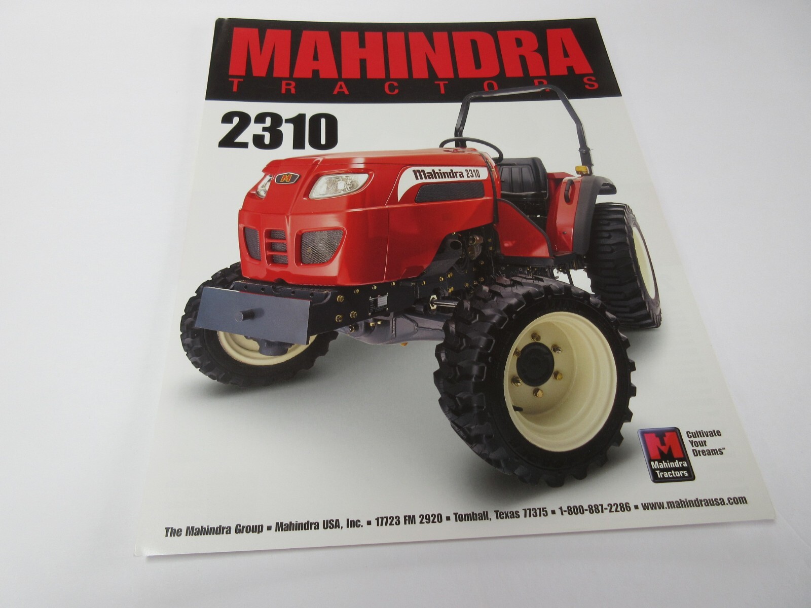 Mahindra 2310 Tractor Brochure 2 Page