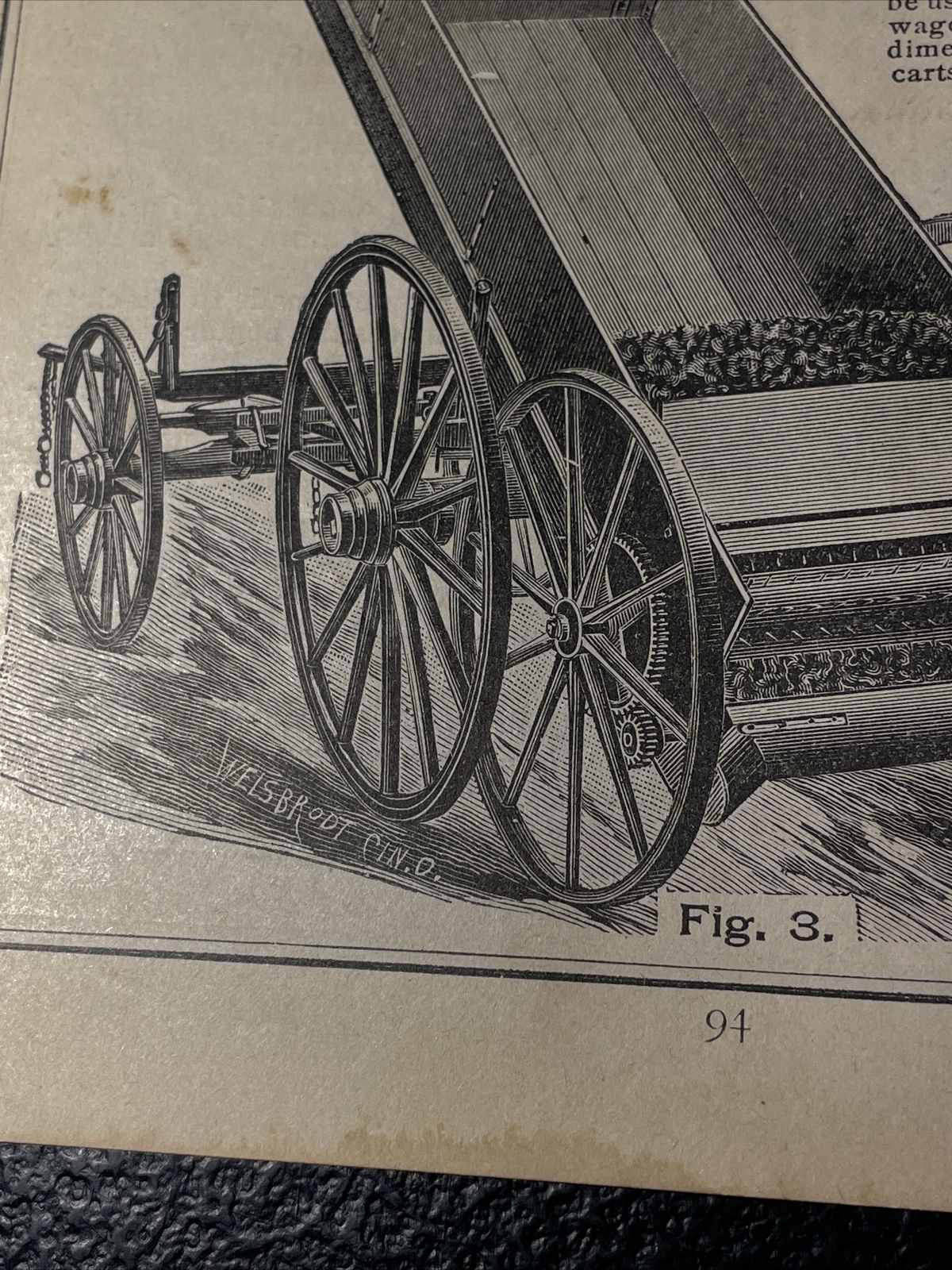1891 Baldwin – Creole Manure Spreader Farm Advertising – New Orleans