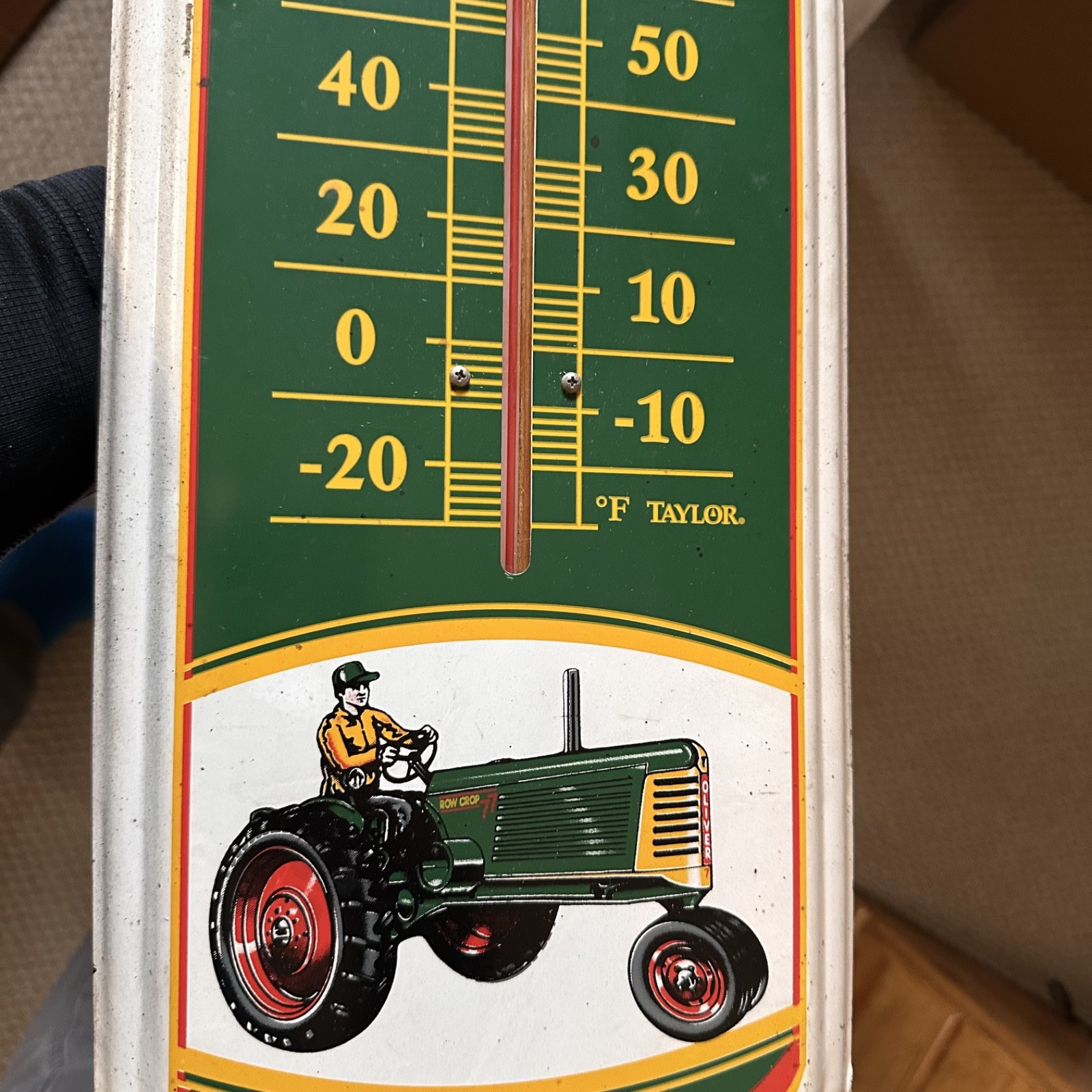 Working Vintage Large Oliver thermometer – Made by Taylor