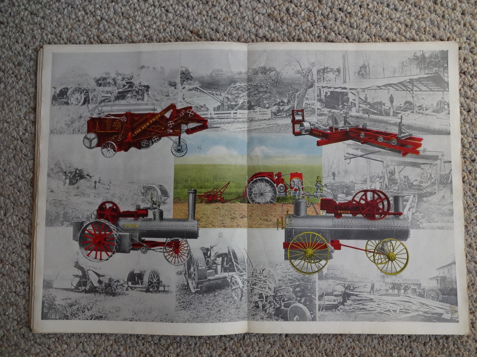 1923 FRICK MACHINERY ENGINE TRACTOR THRESHER SAWMILL CATALOG