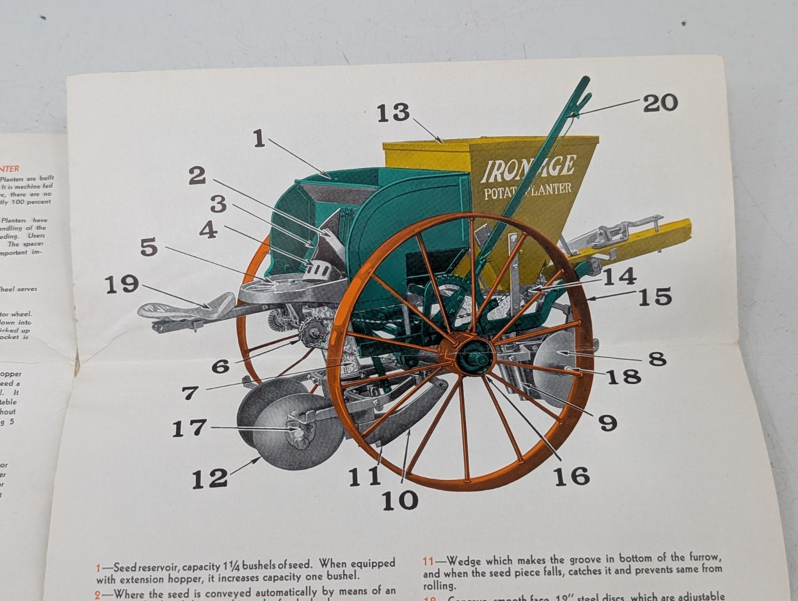 Vintage Farquhar Co. Iron Age Potato Planters Dealer Sales Brochure Original