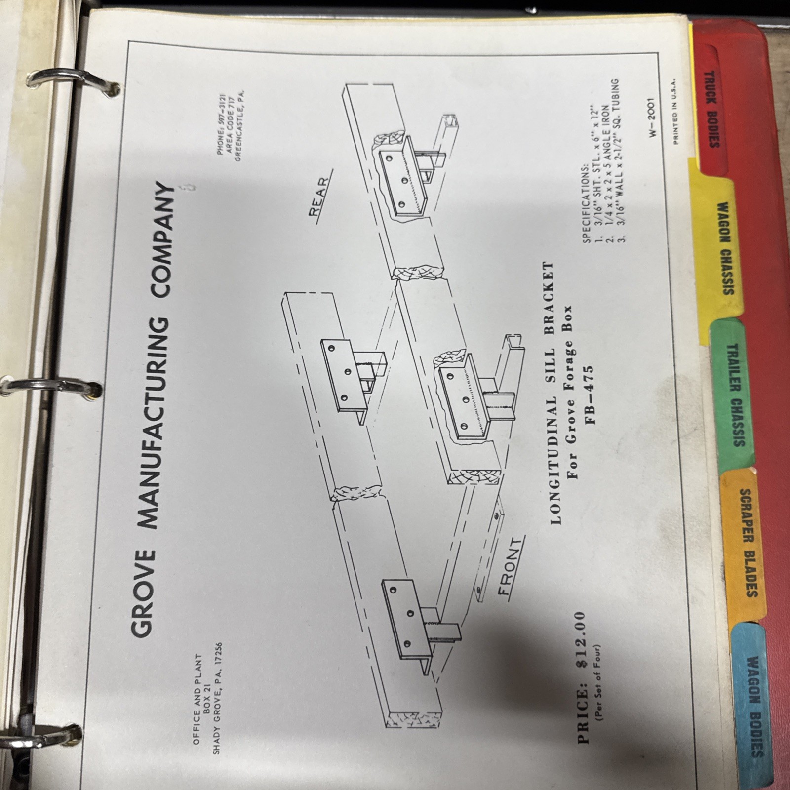 Grove Agricultural Products Brochures