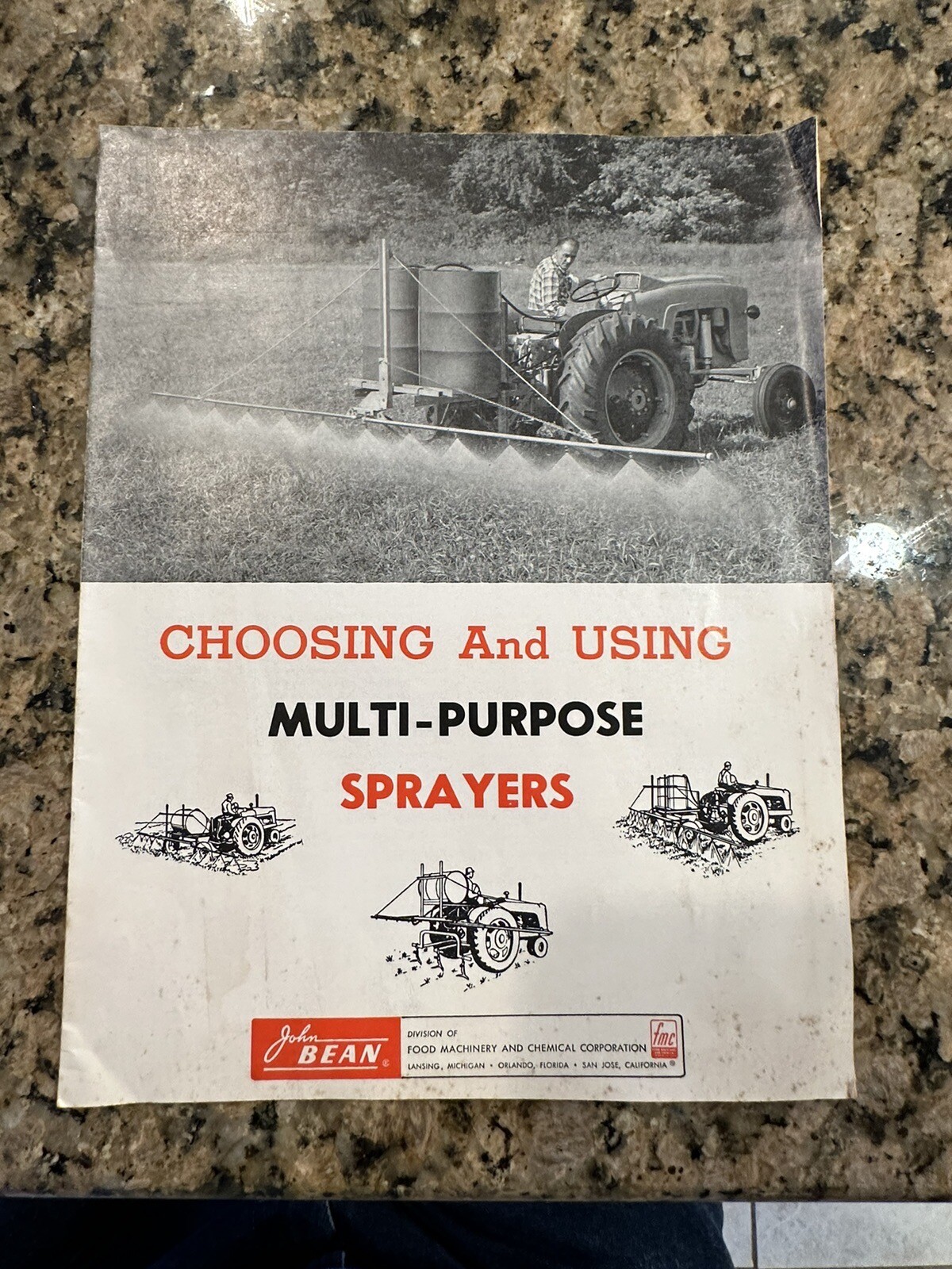 John Bean Speed Sprayer catalog 1961 (23J)