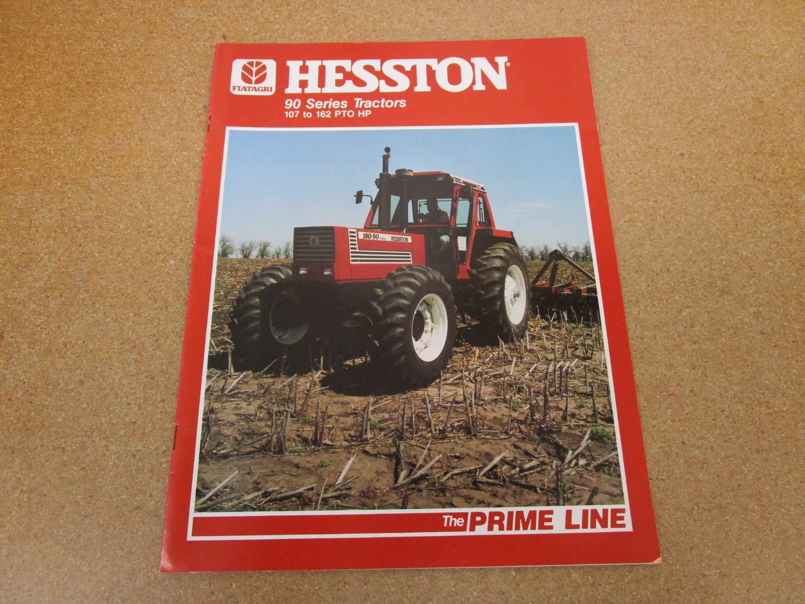 1985 HESSTON 90-series tractor sales brochure 12pg ORIGINAL farm 180-90 160-90