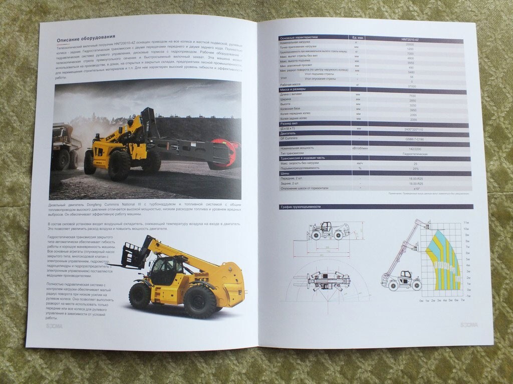 SOCMA HNT20010-4Z Telescopic Loader Brochure 2024