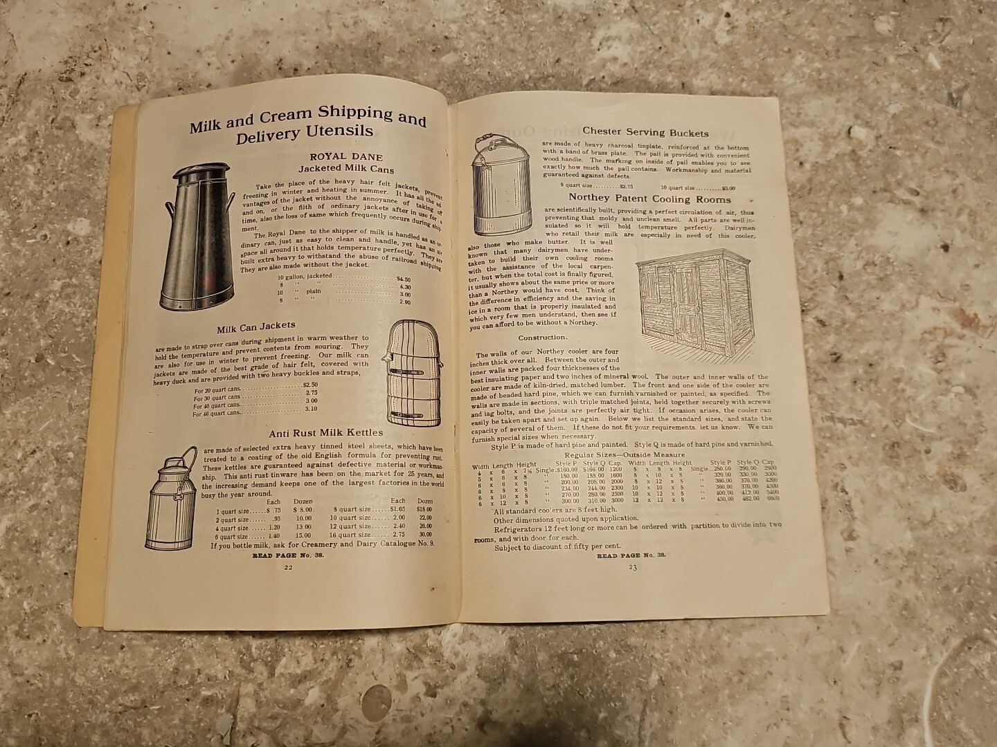 Root dairy supply catalog West chester pa milk cream separtor engine keystone
