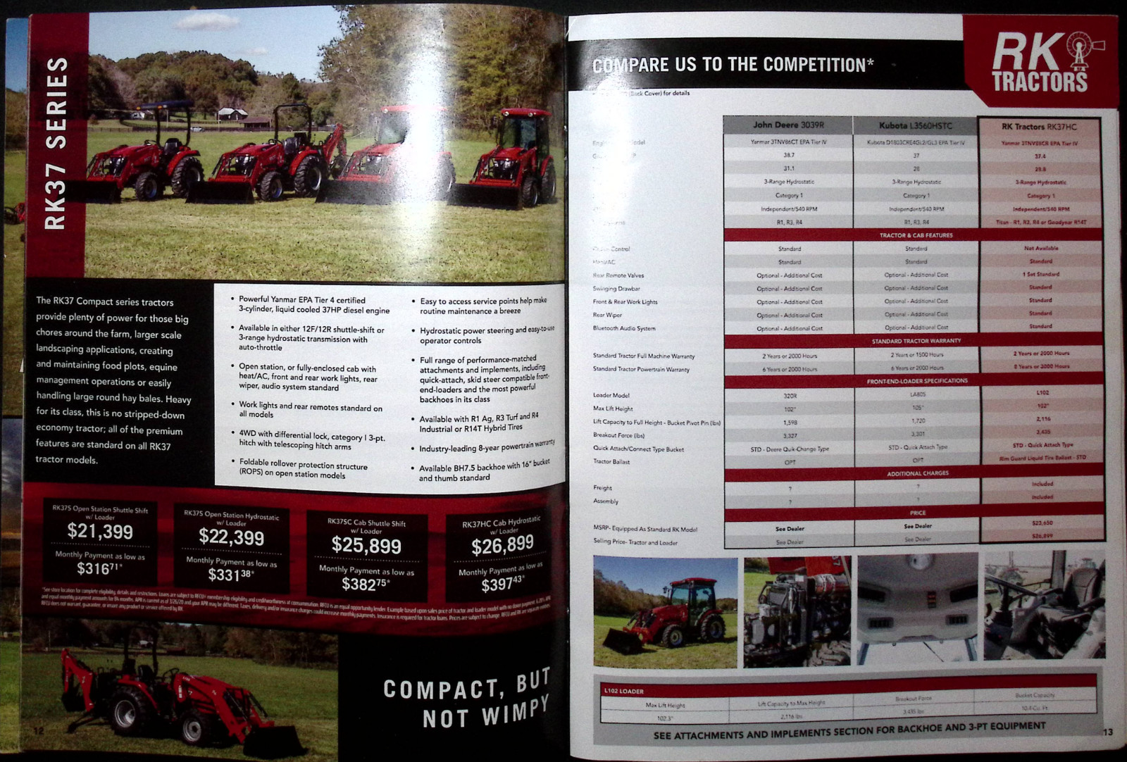 RK Tractors 2020 Full Line Brochure
