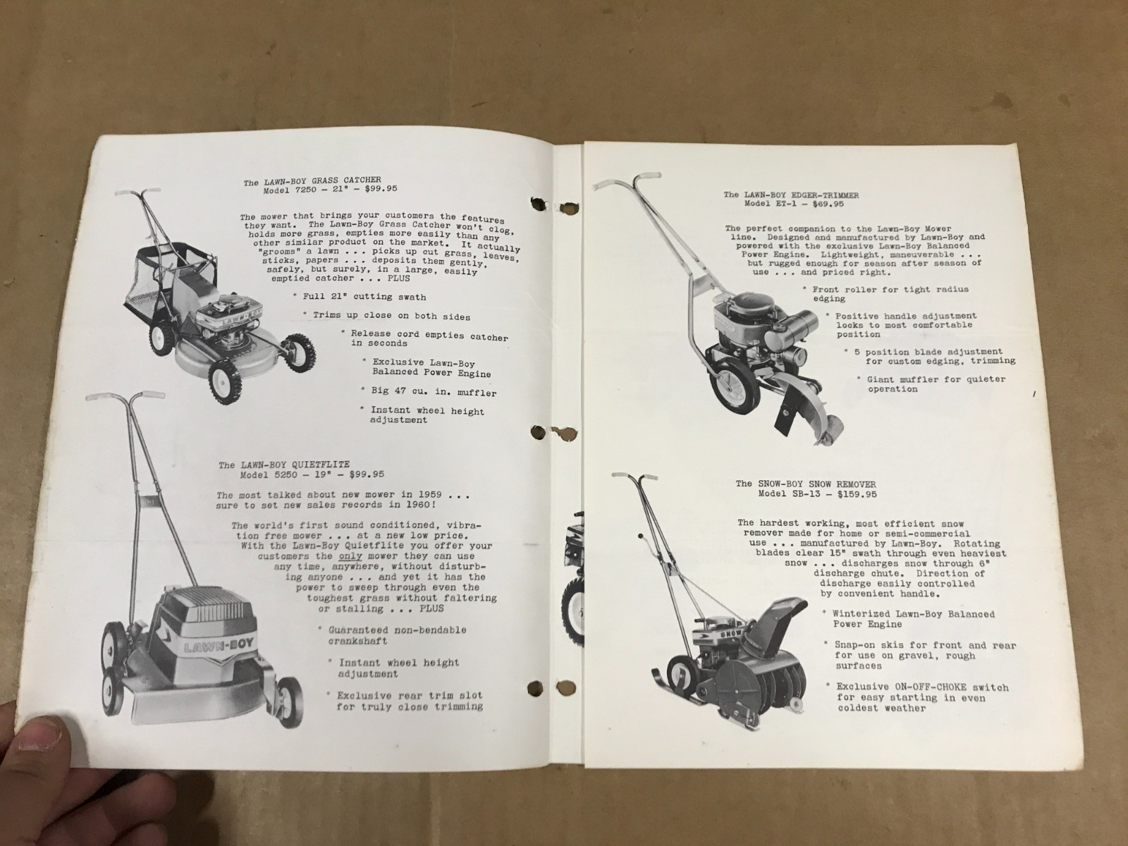 Vintage Lawn-Boy Dealer Bulletin – Vol. 6 No. 9 – October 1959