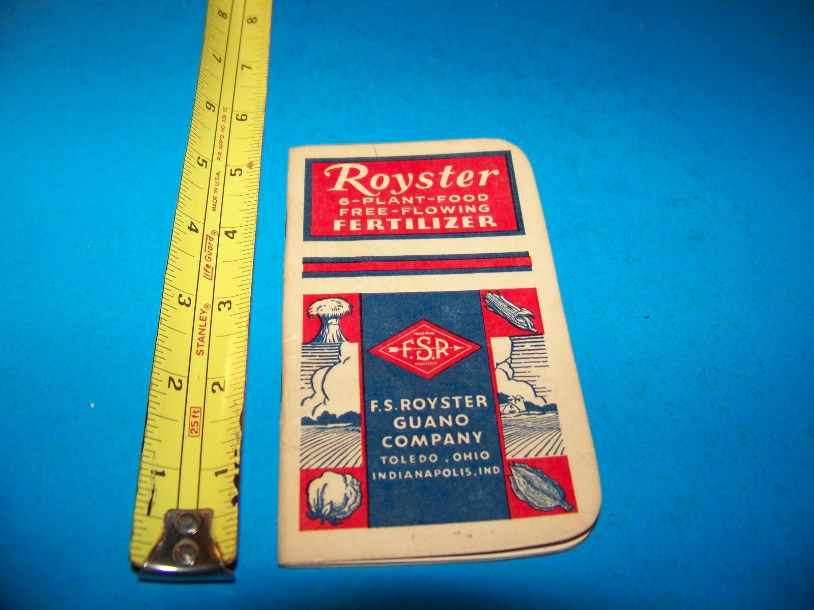 Royster Fertilizer « Daily Reminder » Memo Booklet 1951 F.S. Royster Guano Comp.