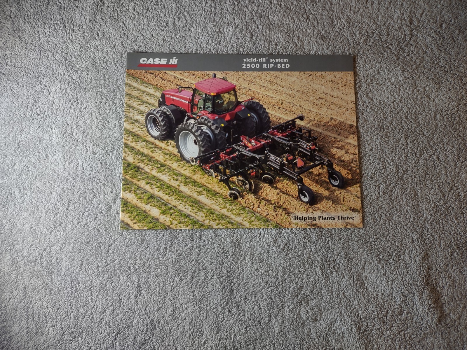 CASE IH 2500 Rip-bed, 2500 Ecolo-till, Sales Brochures. Lot Of 13.