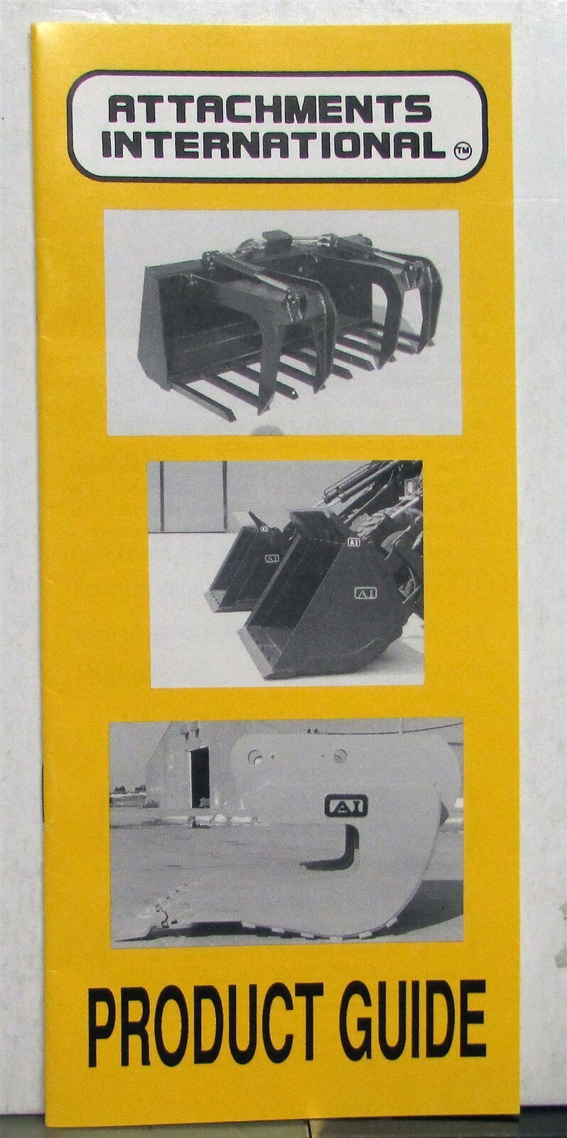 1992 Attachments International Product Guide Construction Sales Brochure