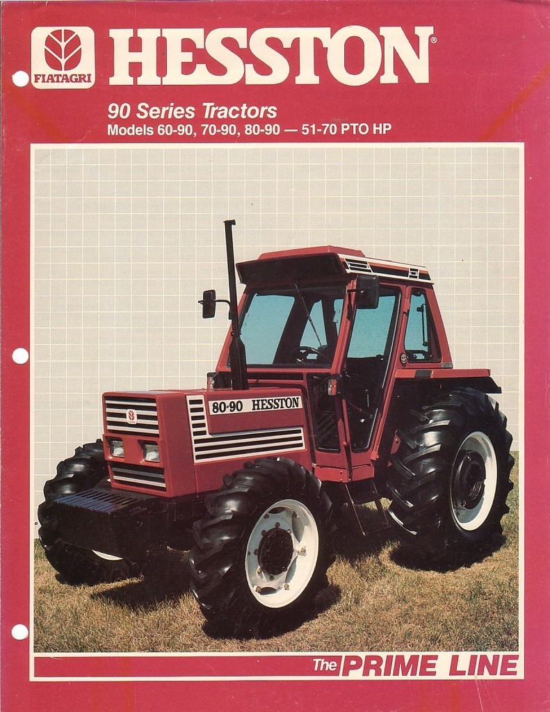 Farm Tractor Brochure – Hesston – 60-90 et al – 90 series – c1980&rsquo;s (F1301)