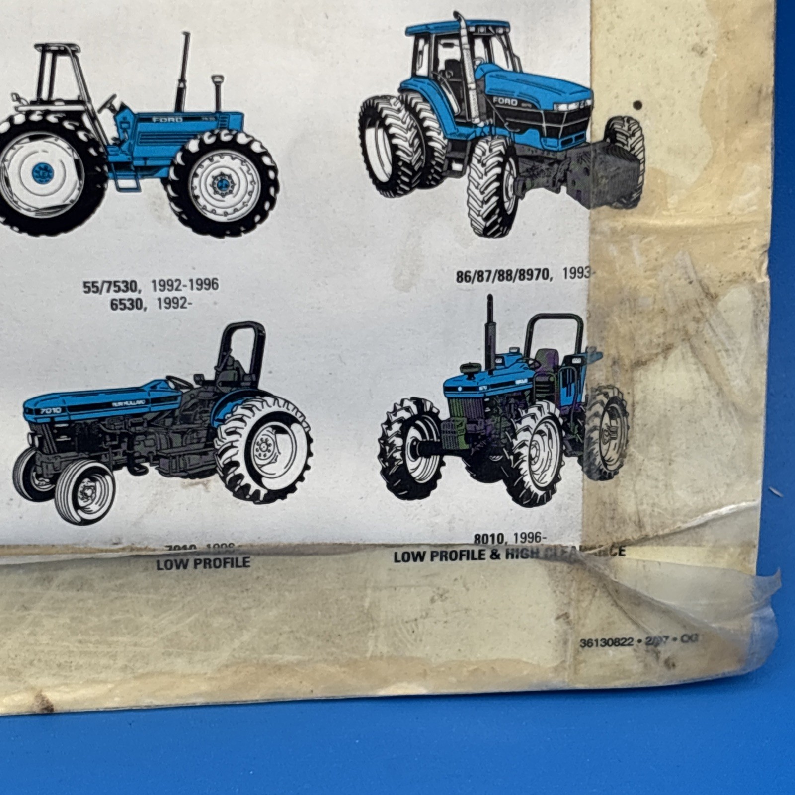 New Holland Promo Poster &rsquo;93-&rsquo;96 Vintage 13×15&Prime;