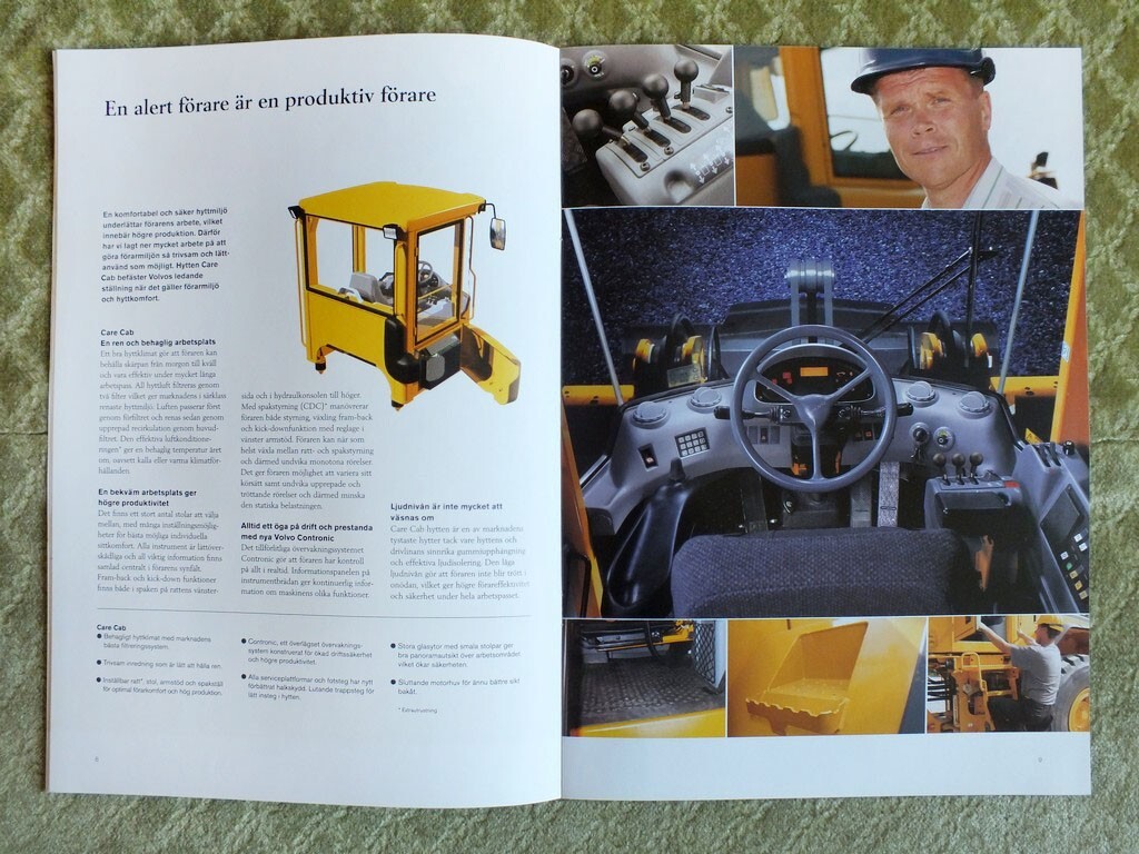 VOLVO BM L110E Wheel Loaders Tractors Brochure Prospekt 2002