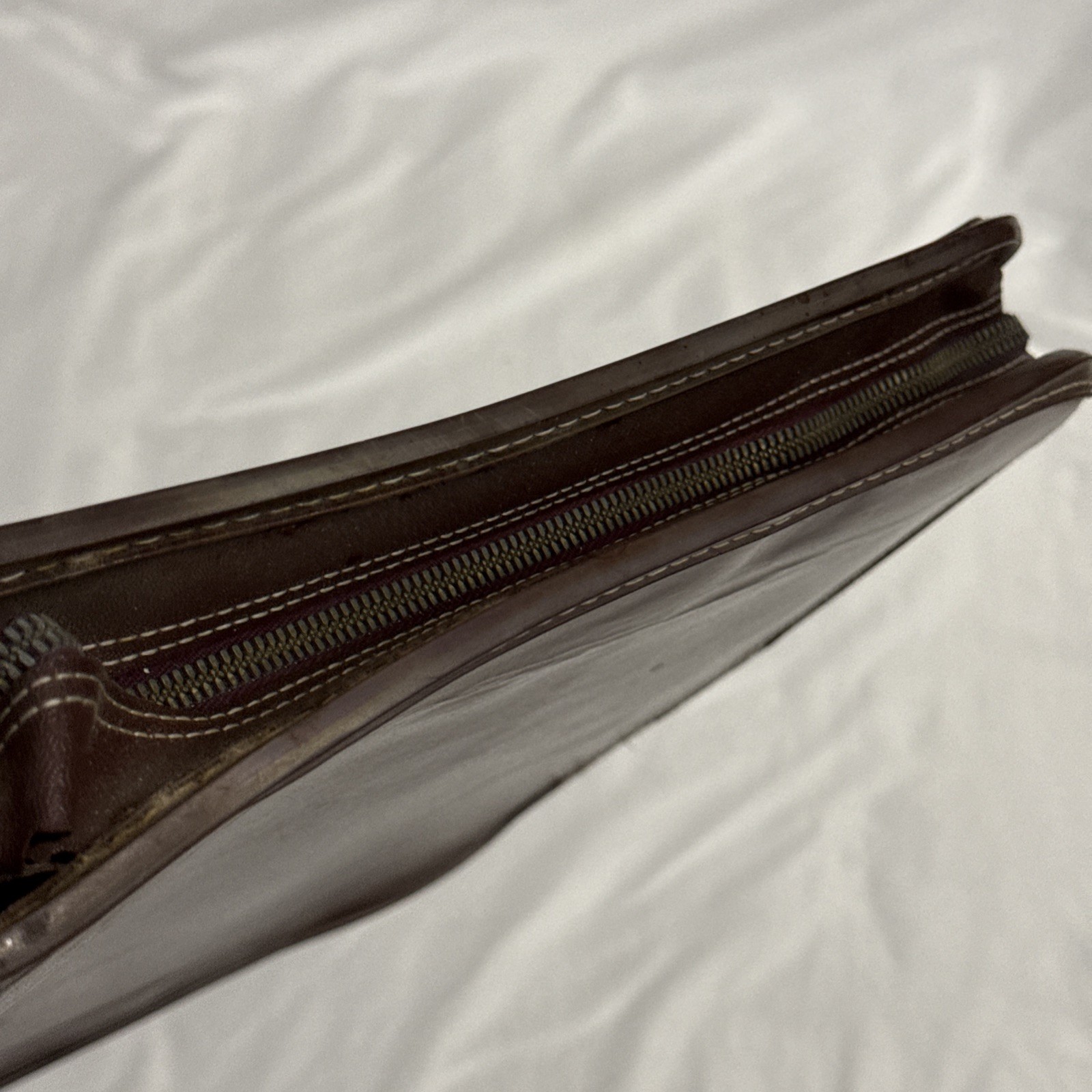 True Vintage Ringfolio National antique Leather secretary Business Binder USA