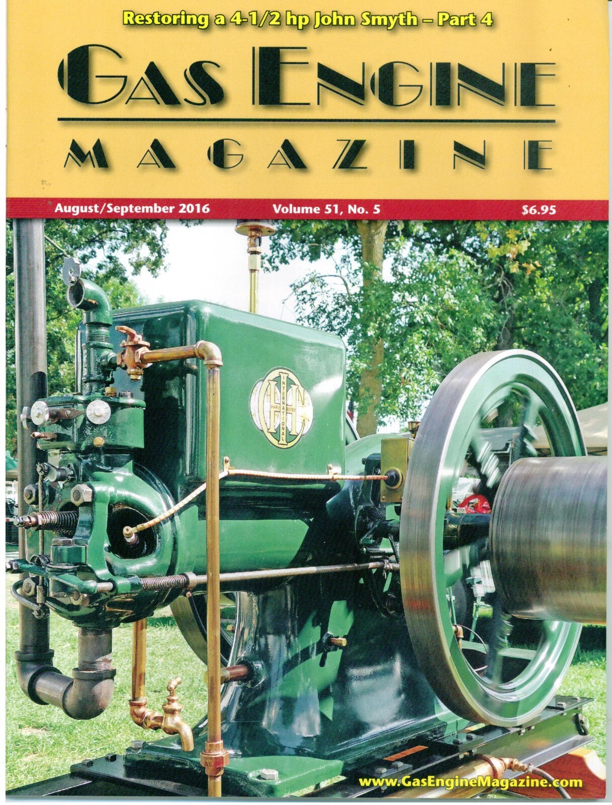 GUS Engine, John Smyth 4 ½ HP, Grasser Marine Engine, Winslow monovalve Diesel