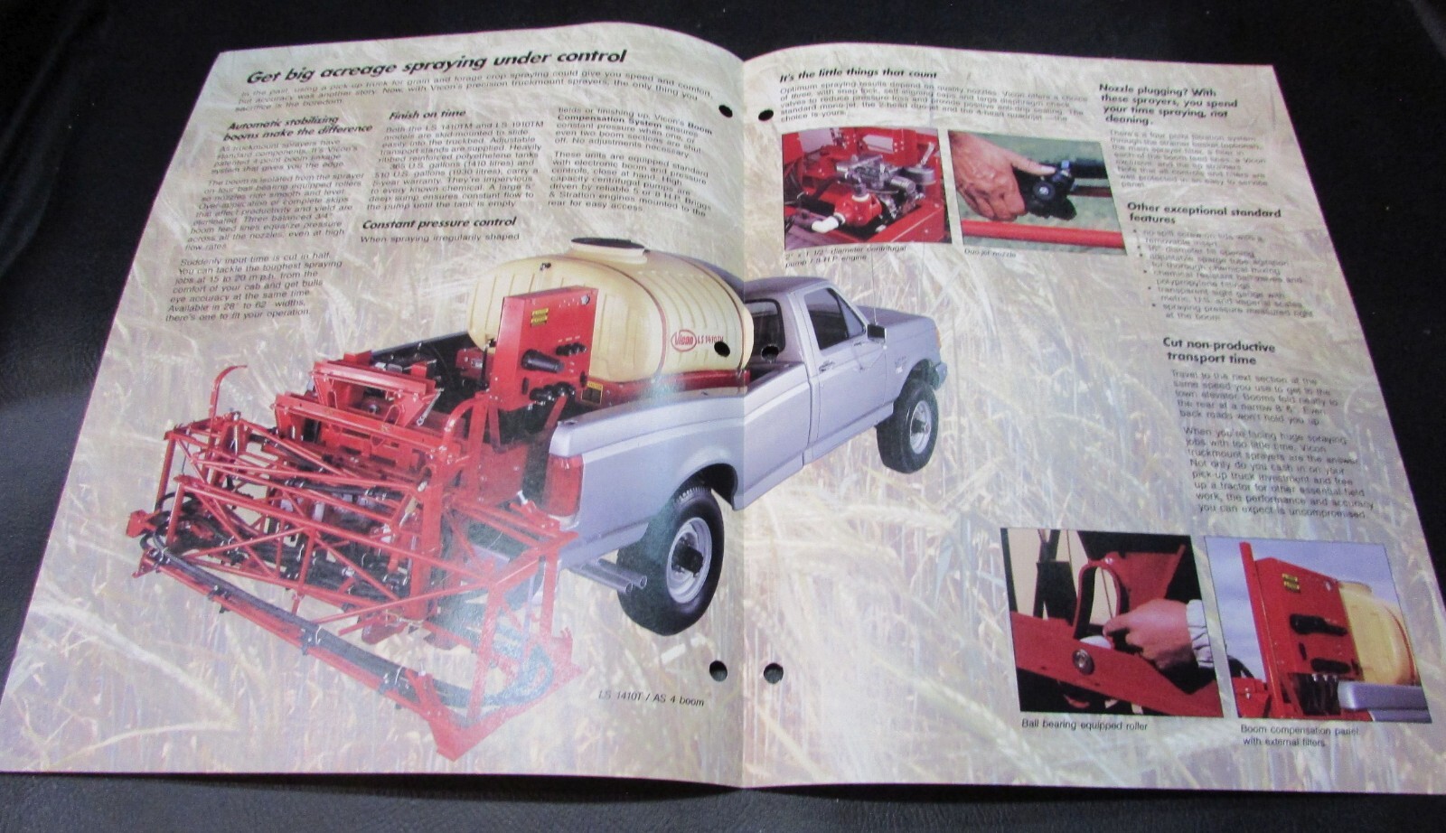 New Vintage 1980&rsquo;s Vicon Canada Pickup Truck Mounted Farm Sprayers Brochure
