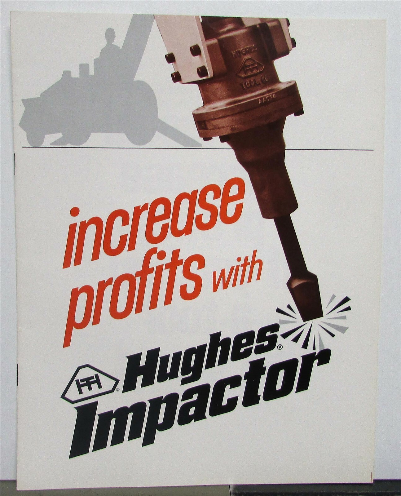 1969 Hughes Impactor Tractor Backhoe Specification Construction Sales Brochure