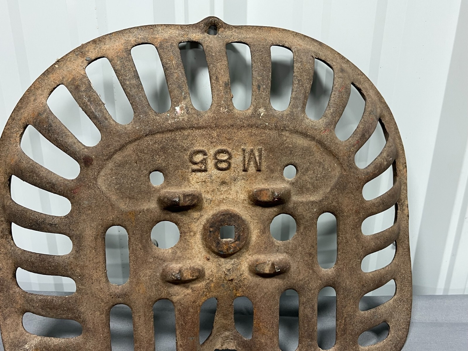 Vintage STODDARD Cast Iron Seat Implement Equipment Mower Plow DAYTON Ohio