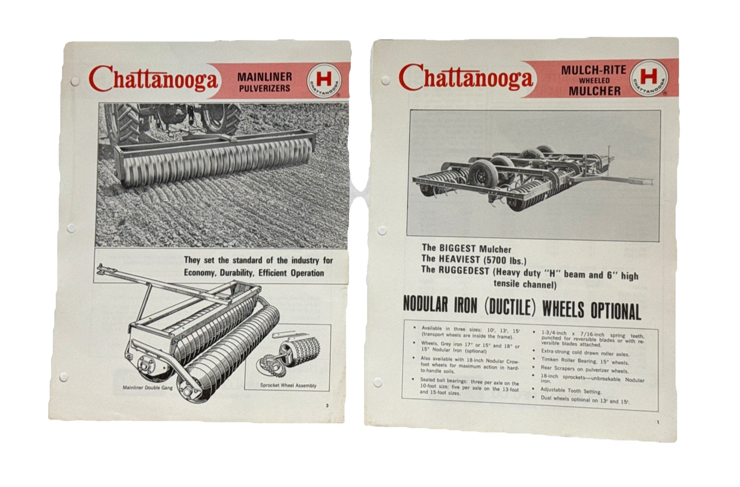 Poplarville Mfg Co Chattanooga Farm Implements Dealer Catalog Pages