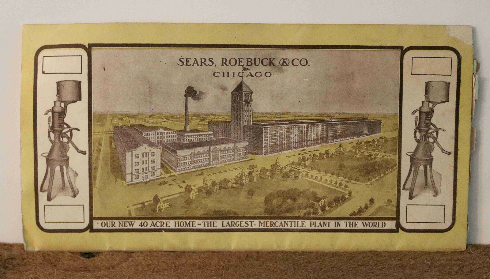 Antique 1907 Sears Roebuck Economy Cream Separator Catalog/Advertising Brochure
