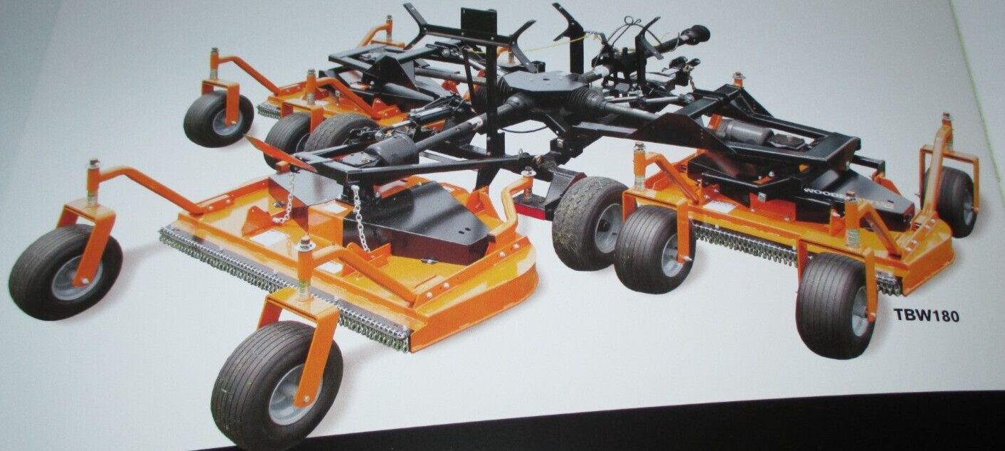 Woods Finish Mowers & Belly Mowers Sales Brochure Models RDC54 thru TBW204 2015
