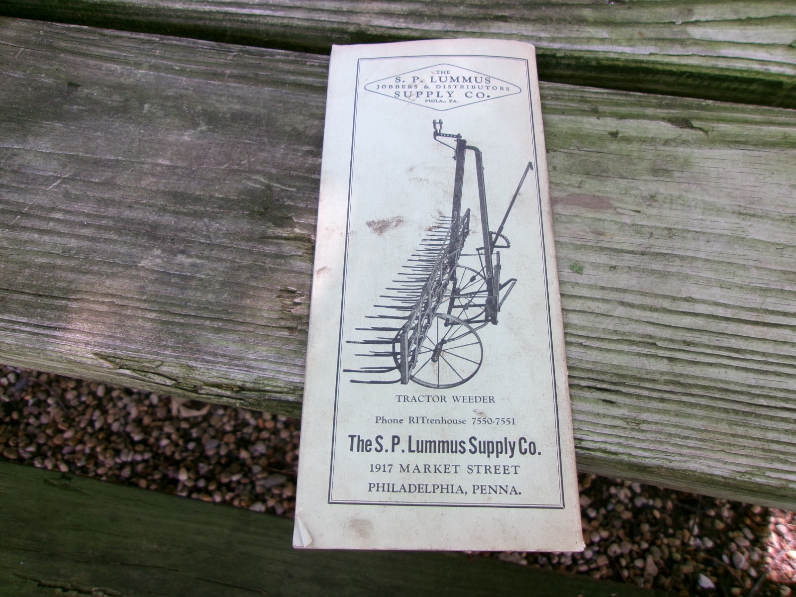 Antique S.P. LUMMUS (Farmers) Supply Co. Phila.PA. Catalog Small Booklet, 51pgs.