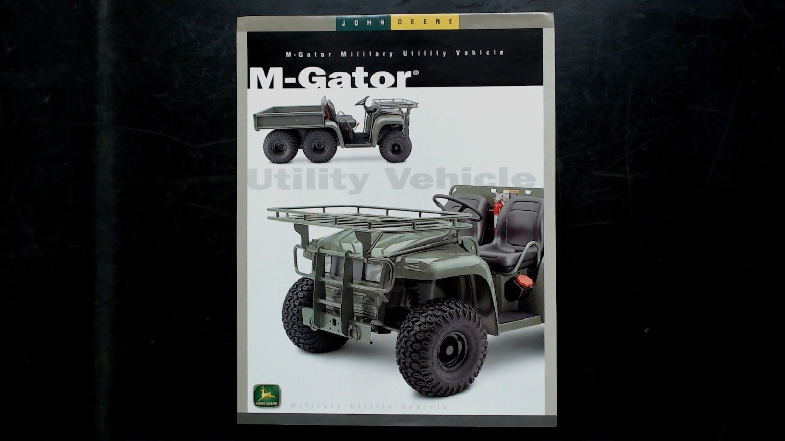 John Deere M-Gator Military Utility Vehicle Brochure Vintage