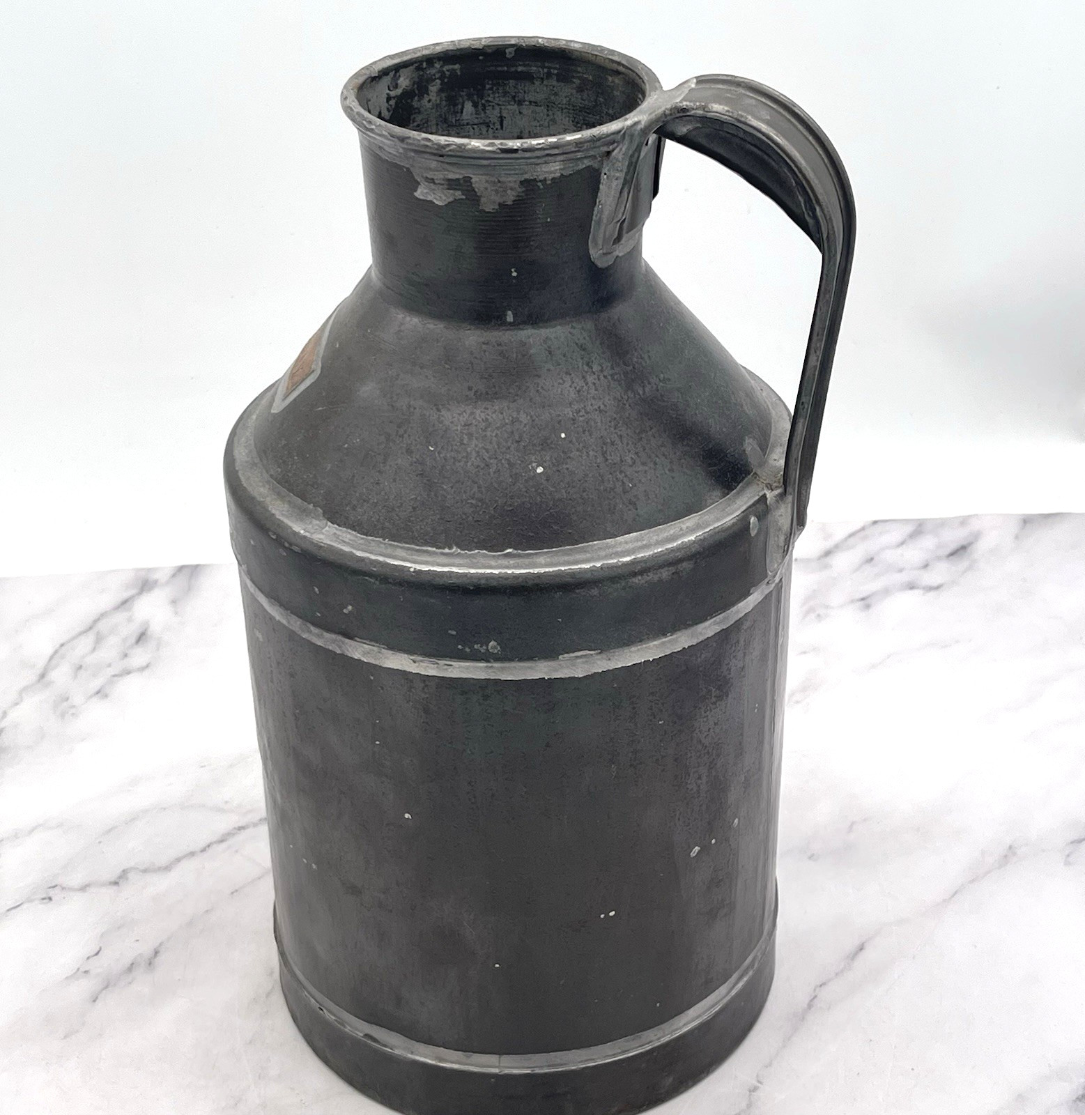 Antique Dairy Milk Can Metal Farm Advertising