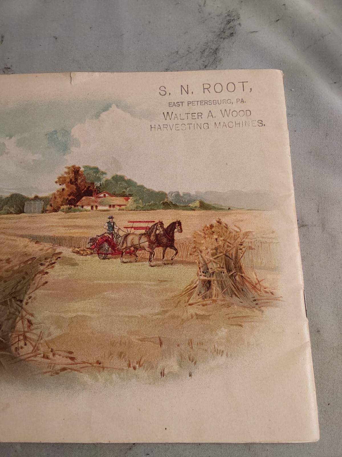 1893 WALTER A. WOOD MOWING & REAPING MACHINE,HOOSICK FALLS, NY, BROCHURE CATALOG