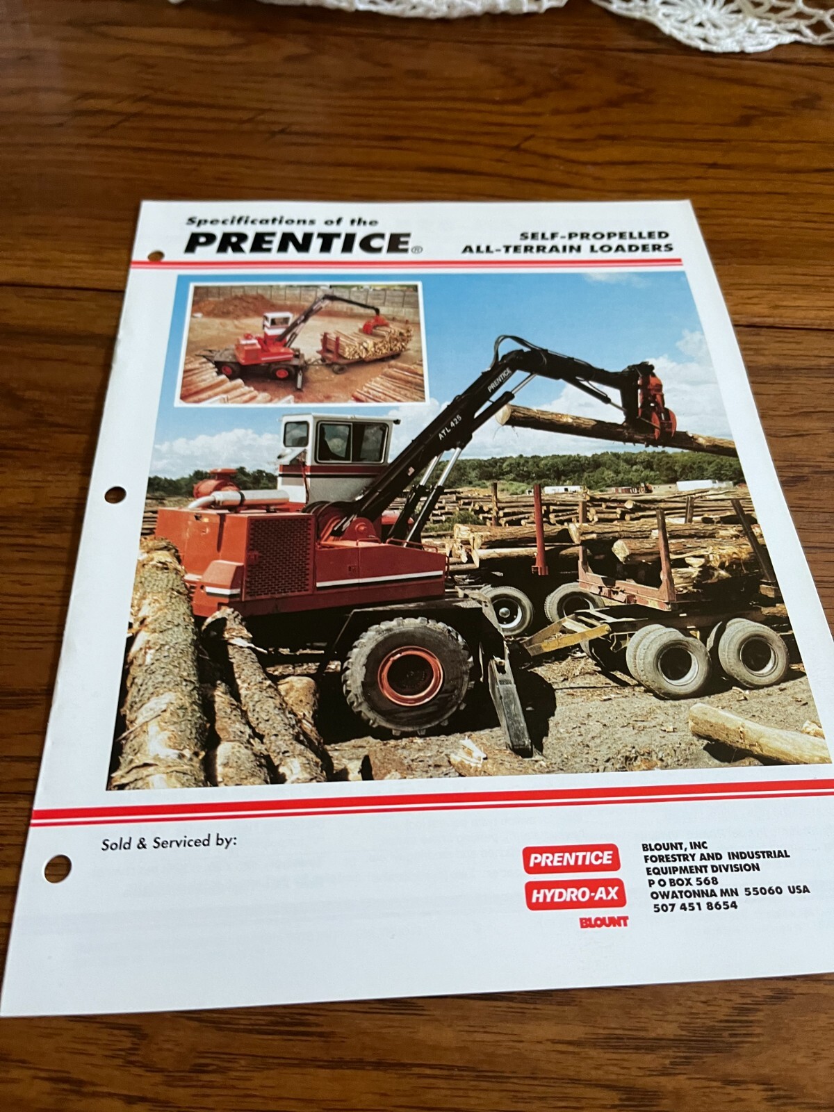 Prentice Self Propelled All Terrain Loaders Brochure FCCA