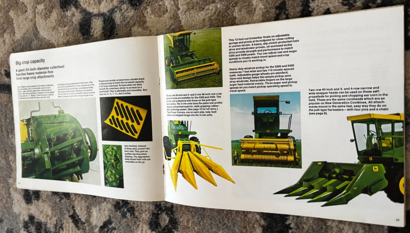 John Deere Forage Equipment For 1974 Brochure DCPA26