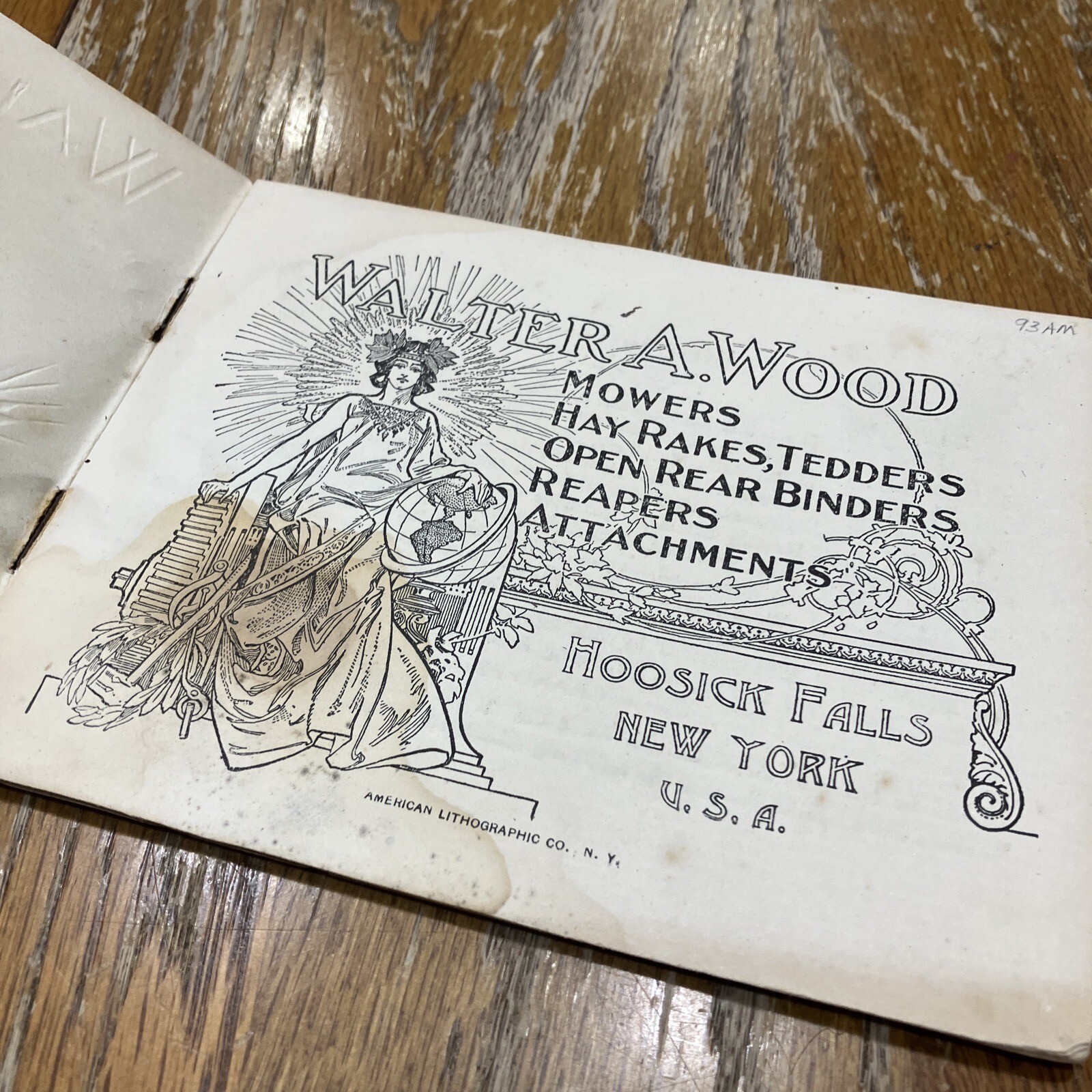 Very Early 1901 « Walter A. Wood » Mowing & Reaping Farm Machine Co.Catalog *