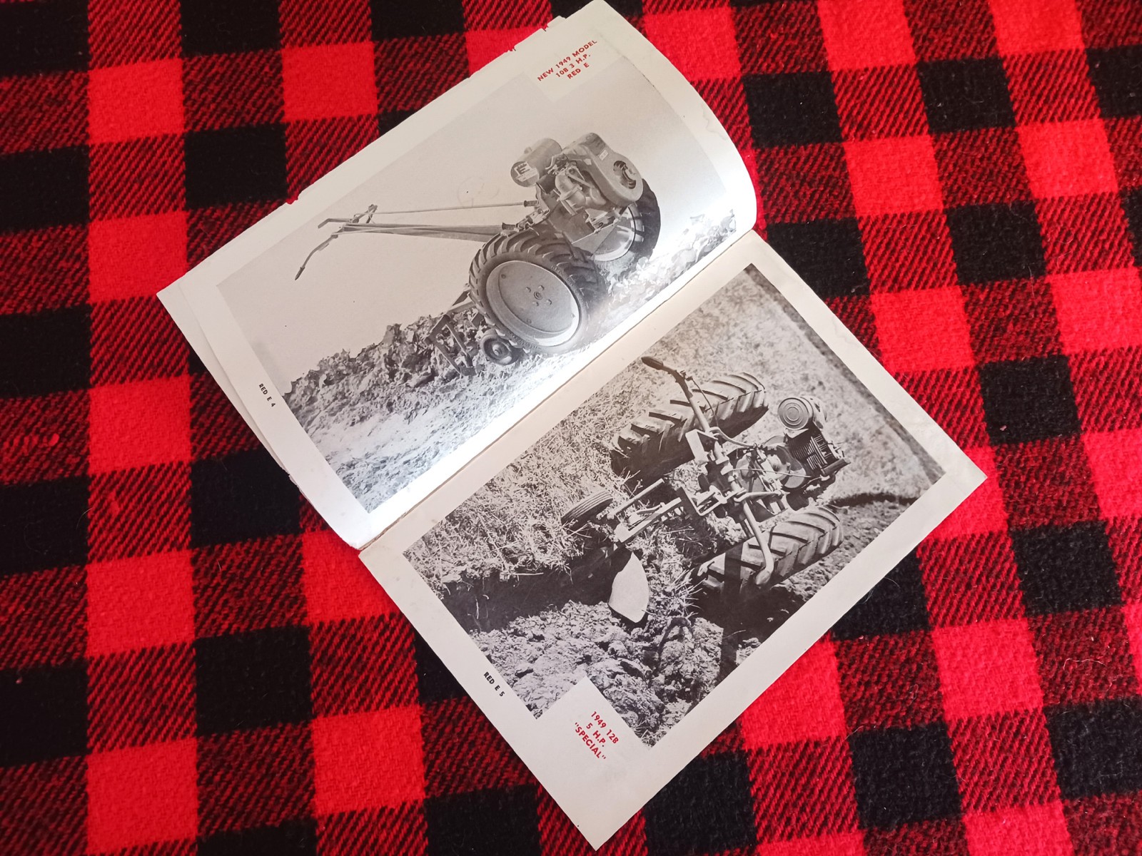 1949 Red-E Garden Tractor Catalog Farm Cultivator Page Brochure
