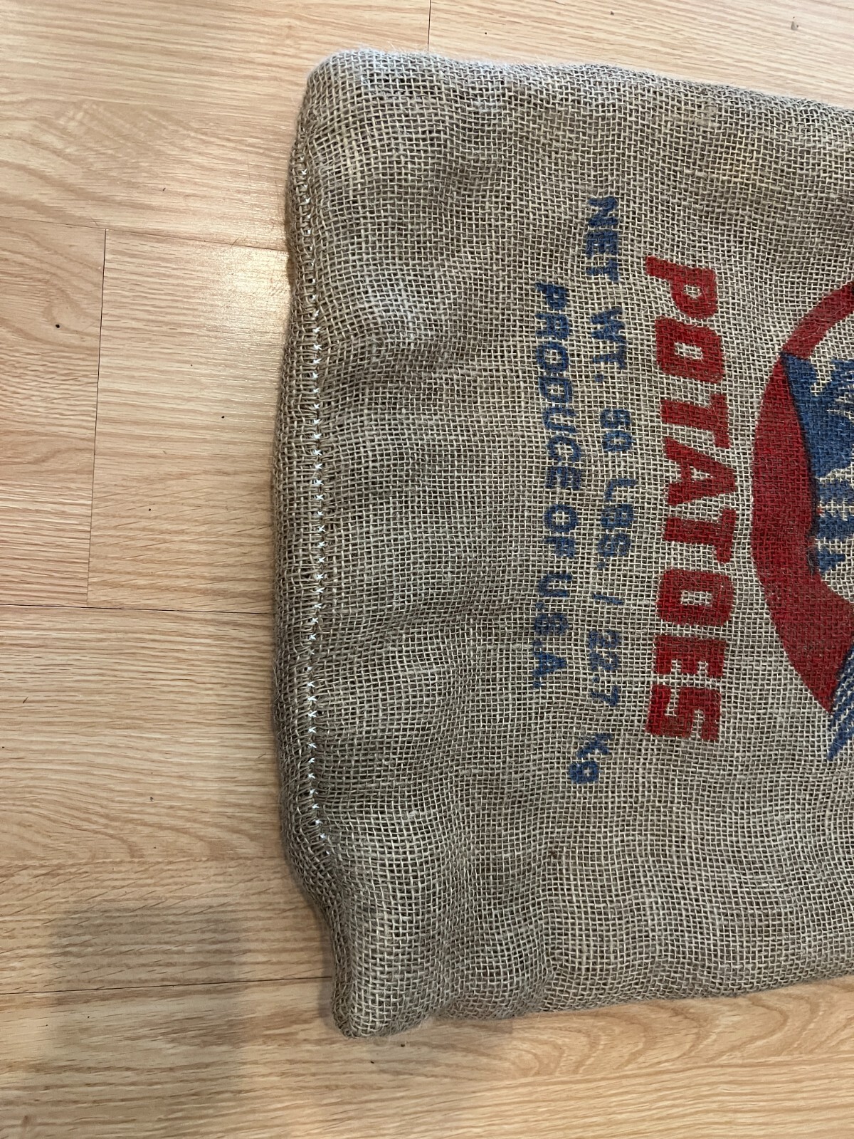 Vintage Northern Flight 50lb Potato Burlap Sack