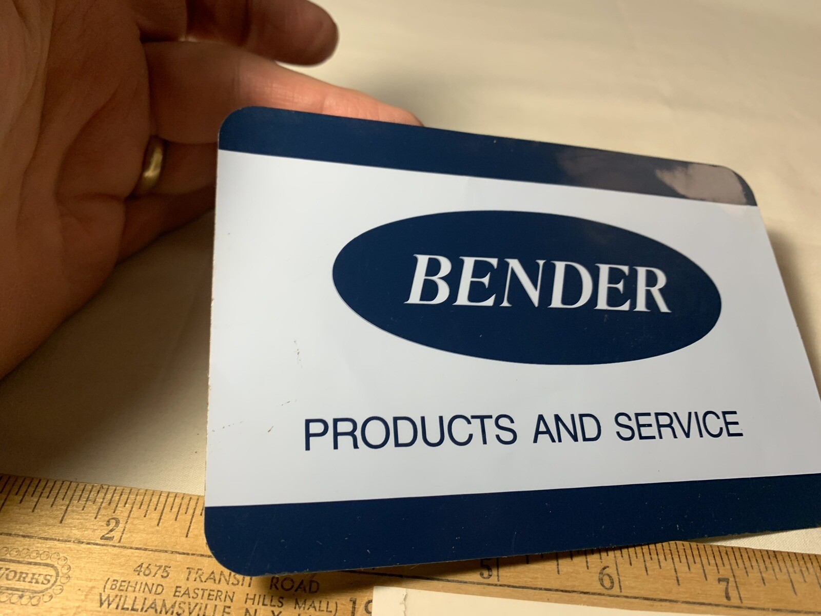 Vintage Decal Sticker Bender Products Service Dairy Equipment Milk Farm Farming