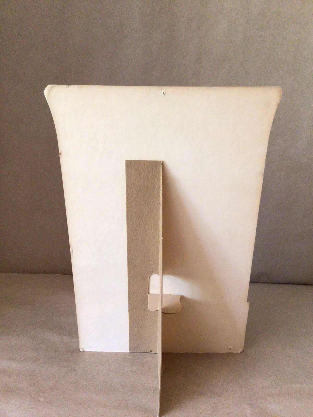 SMOKEY THE BEAR ORIGINAL 1963 MATCHBOOK STAND UP CARDBOARD COUNTER DISPLAY SIGN