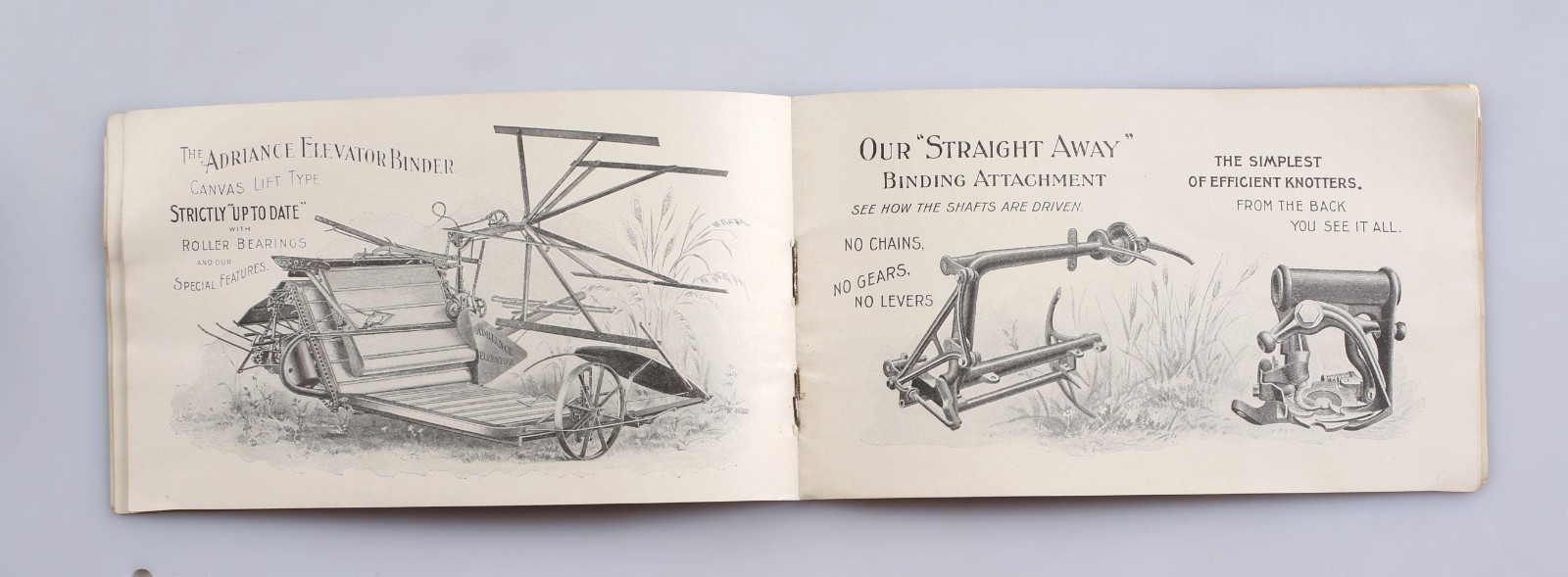 Rare Vintage Andriance Buckeye Mowers Catalog & Weather Indications Guide 1900s