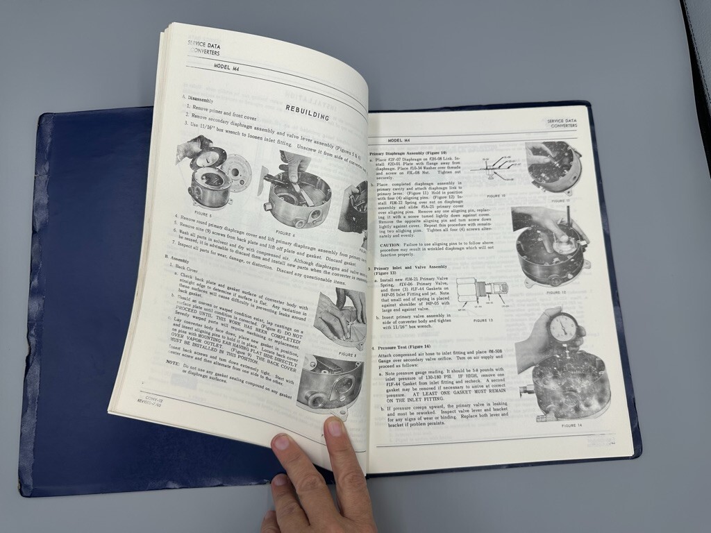 1970 Century LP Gas Carburetion ALLIS CHALMERS LIFT Ford Pinto Manual Catalog