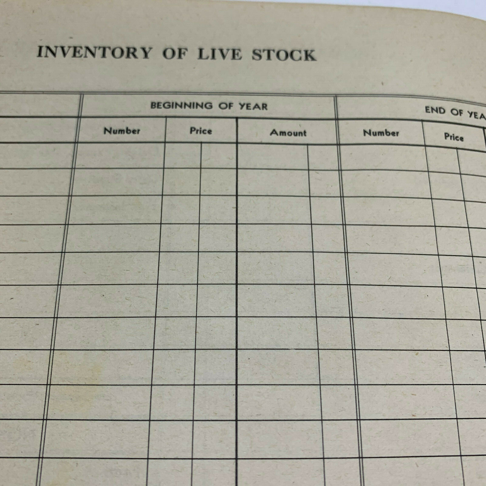 Gross Hardware Advertising Farm Accounting Record 1940 s Greentown Ohio Keystone