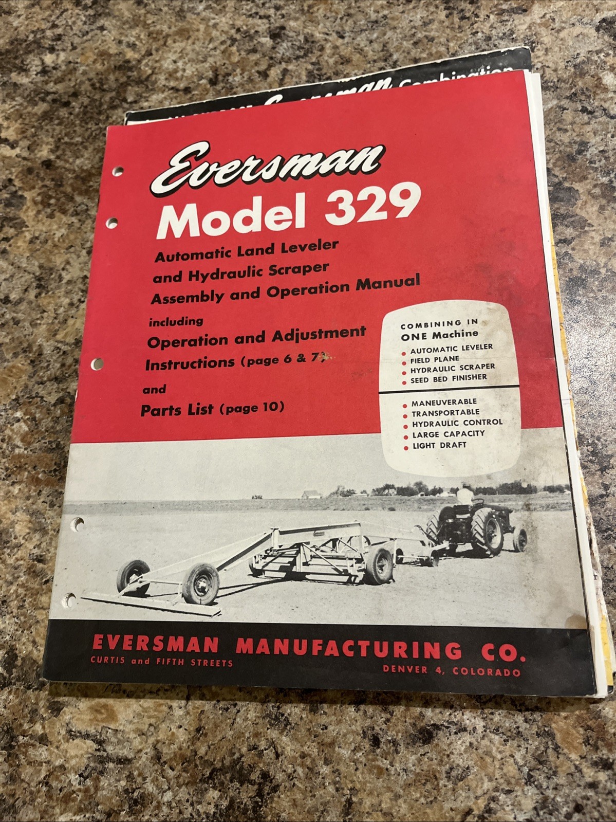 Large Lot Of Vintage Eversman Tractor Implement Brochures Price Guide Receipts