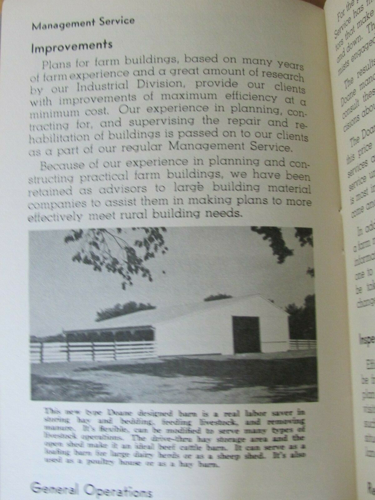 1950&rsquo;S ADVERTISING DOANE AGRICULTURE SERVICE BROCHURE FARM RANCH PLANTATIONS