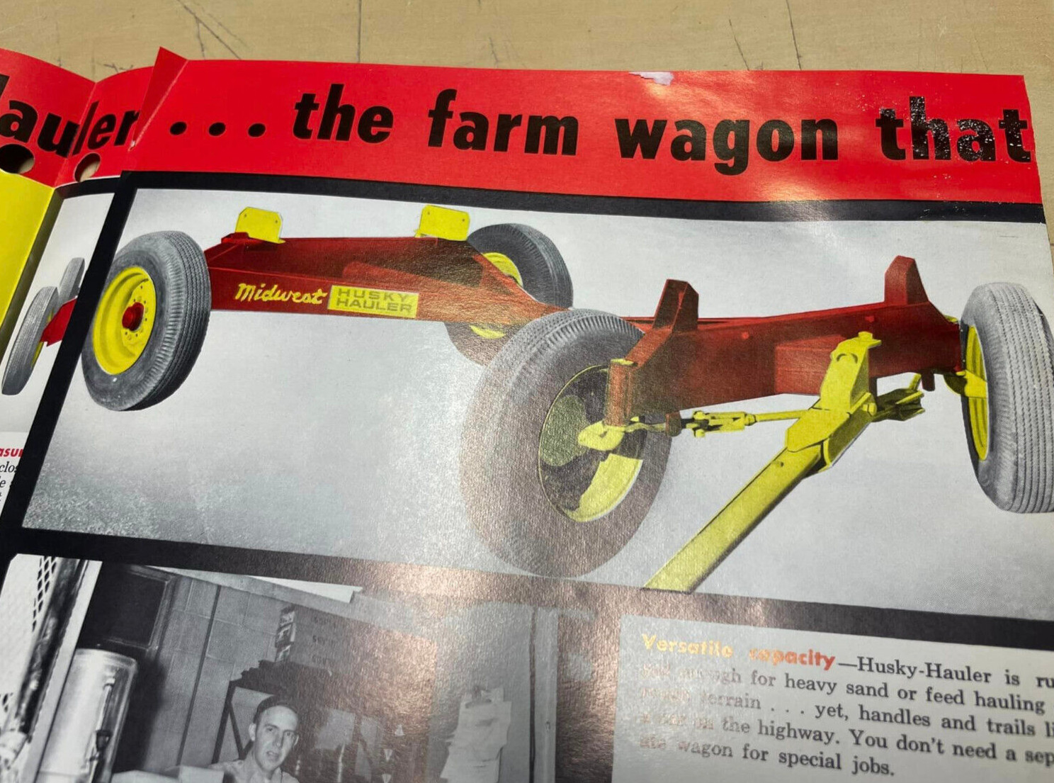 Vtg Midwest Farm Wagons Barge Boxes Dultmeier Mfg Brochure Price List Bundle