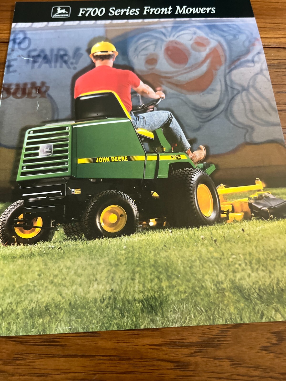 John Deere F700 Series Front Mower For 1994 Brochure AMIL21 VR2