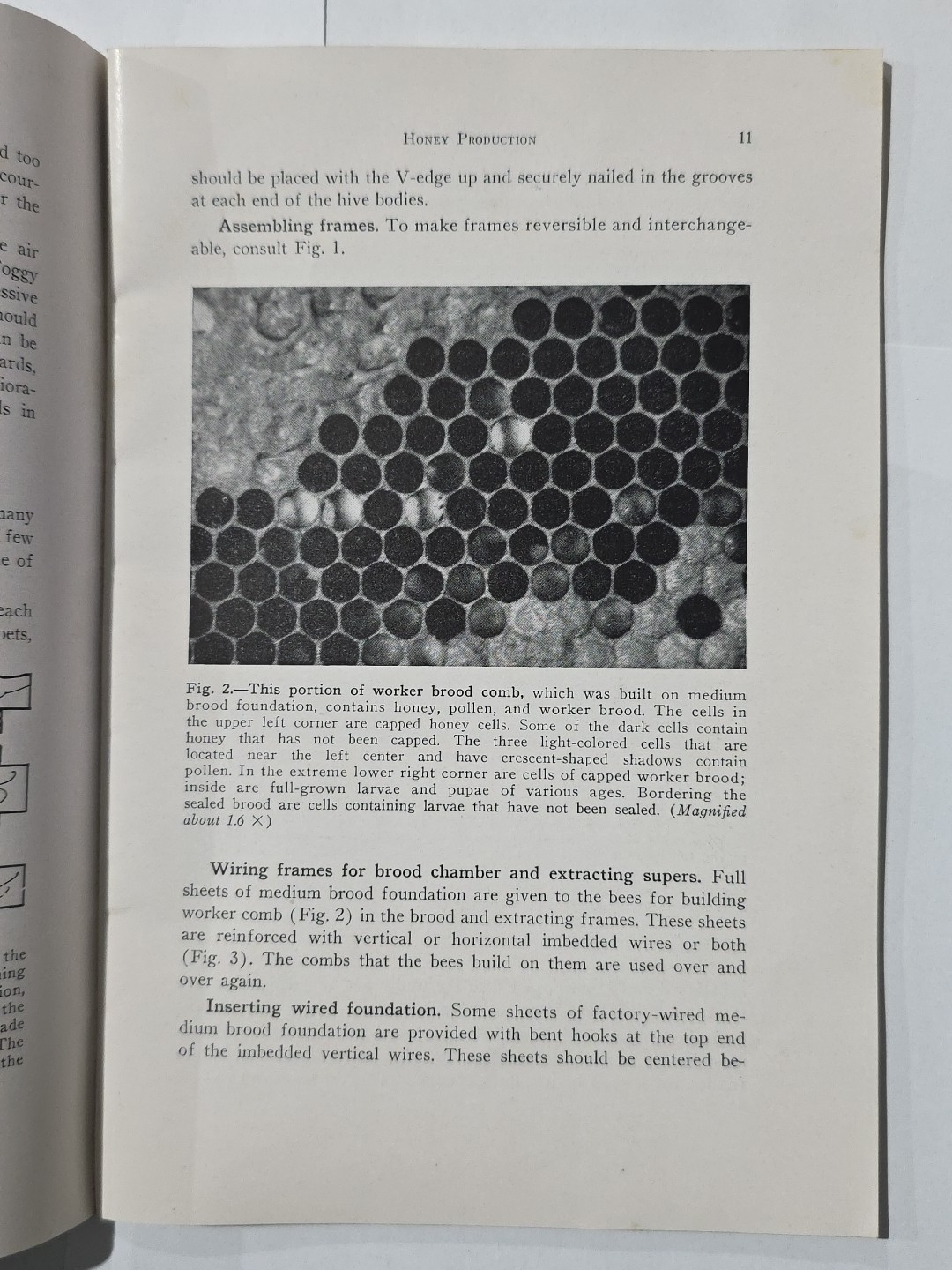 Vintage booklet: HONEY PRODUCTION by V.G. Milum Oct 1945 Reprint Univ. of IL